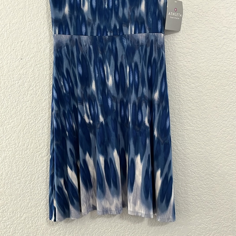 Athleta Bamboo Dolman Blue Dress - Picture 4 of 11